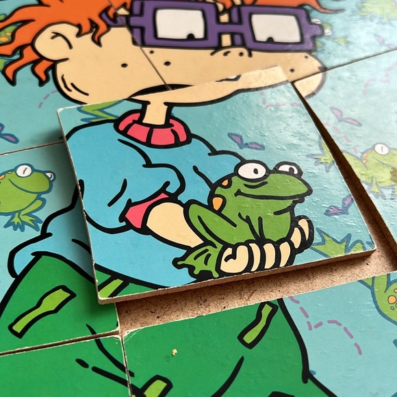 VINTAGE Nickelodeon Rug Rats Chucky puzzle! 1998, pressboard - Picture 6 of 11
